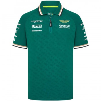 Aston Martin F1 Mens Team Polo 2024