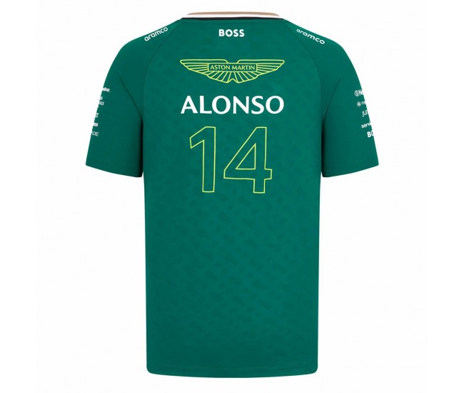 Aston Martin F1 Mens Fernando Alonso 14 Driver T-shirt 2024