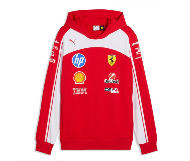 Scuderia Ferrari F1 Mens Team Hooded Sweat 2026
