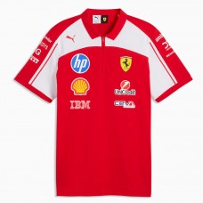 Scuderia Ferrari Mens Team Polo Shirt 2026 Scuderia Ferrari Mens Team Polo Shirt 2026