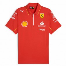Scuderia Ferrari Mens Team Polo 2024
