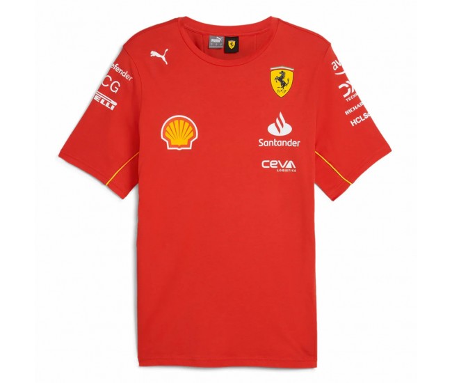 Scuderia Ferrari Mens Team T-Shirt 2024