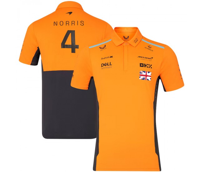 McLaren F1 Mens Lando Norris Driver Polo 2024