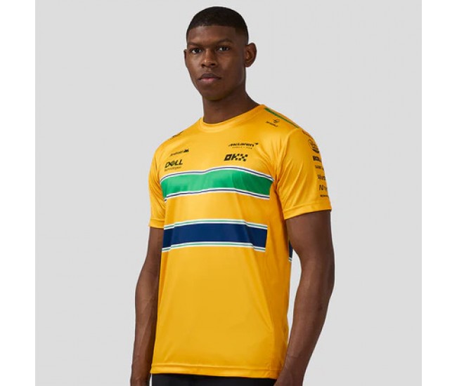 McLaren Mens Monaco GP Senna Team T-Shirt 2024