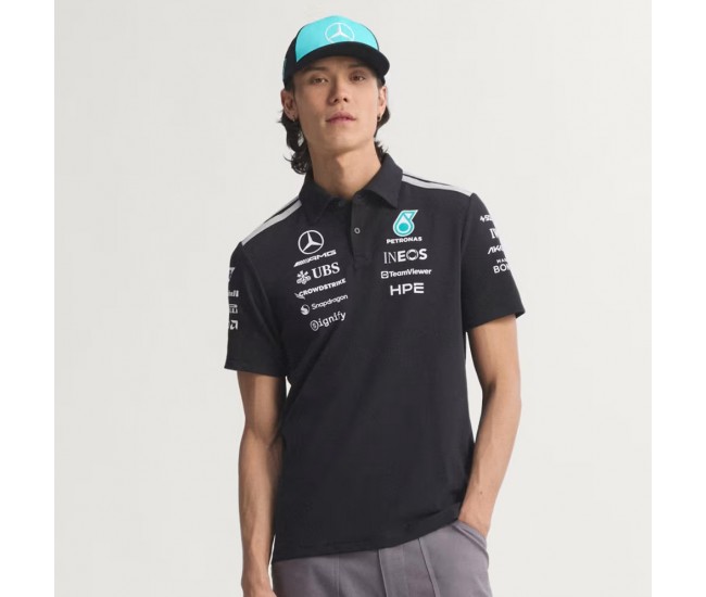 Mercedes AMG Petronas F1 Mens Team Engineers Polo Shirt 2026
