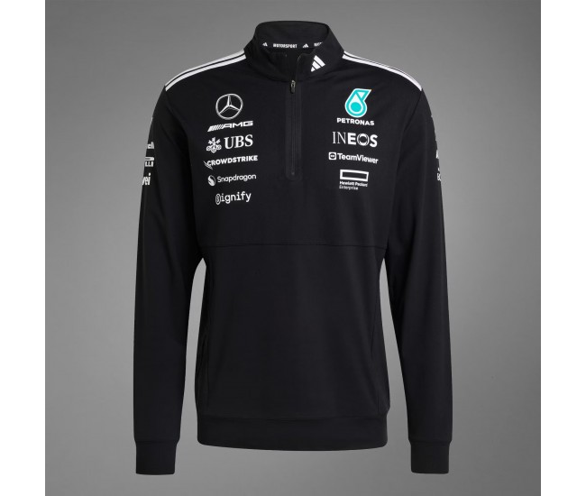 Mercedes AMG F1 Mens Team 1/4 Zip Sweatshirt 2026