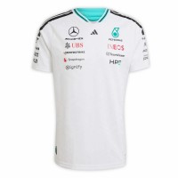 Mercedes AMG F1 Mens White Team Driver T-shirt 2026