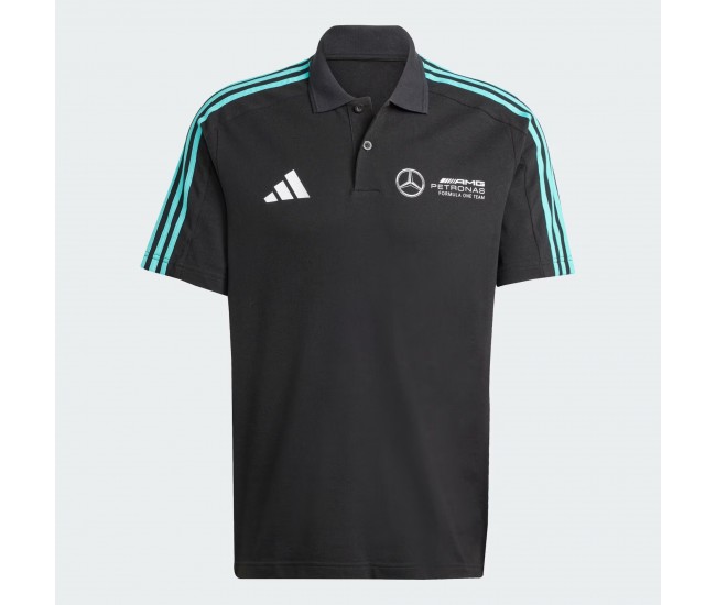 Mercedes AMG F1 Mens Team DNA Polo 2025