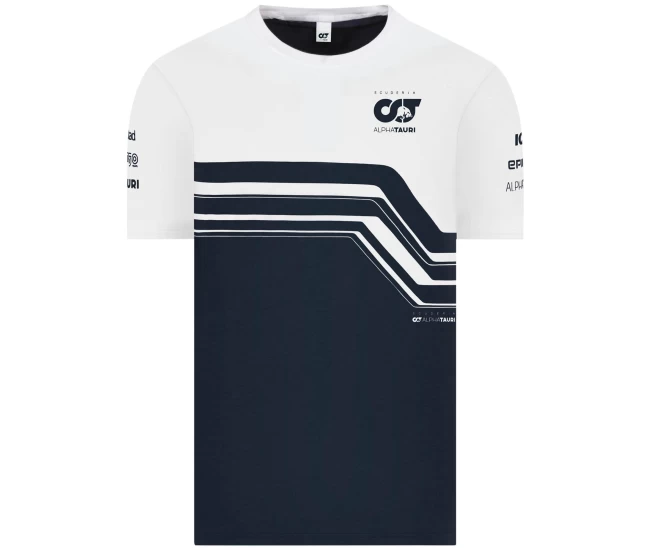 Men Scuderia Alpha Tauri 2022 Team T-Shirt-Navy