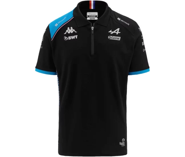 BWT Alpine F1 2023 Mens Team Polo Black