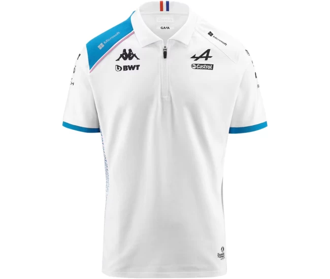 BWT Alpine F1 2023 Mens Team Polo White