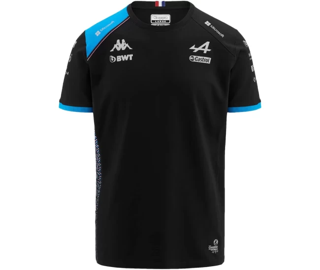 BWT Alpine F1 2023 Mens Team T-Shirt Black