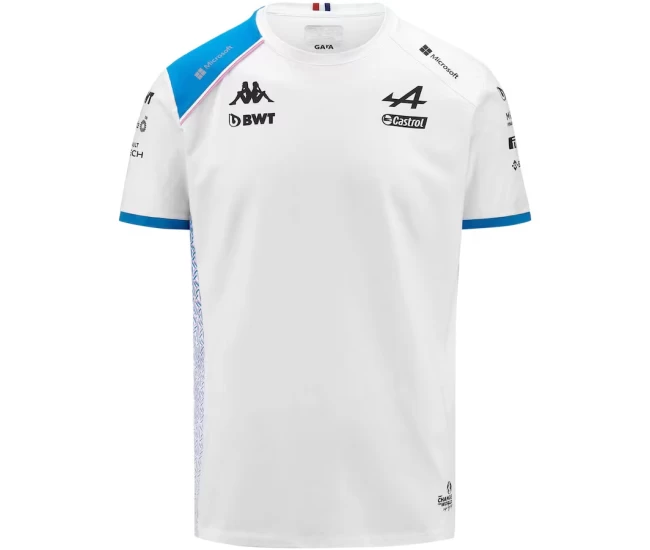 BWT Alpine F1 2023 Mens Team T-Shirt White