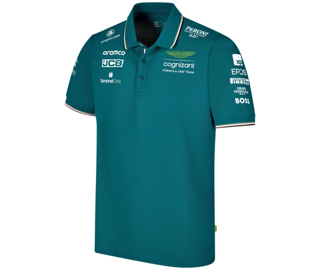 Aston Martin Aramco Cognizant F1 2023 Mens Team Polo