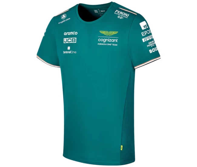 Aston Martin Aramco Cognizant F1 2023 Mens Team T-Shirt