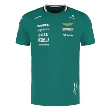 Aston Martin F1 2025 Mens Fernando Alonso 14 Team Driver T-Shirt