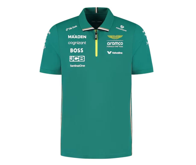 Aston Martin Aramco Cognizant F1 2025 Men Team Polo