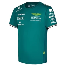 Kids Aston Martin Aramco Cognizant F1 2023 Official Team Driver T-Shirt