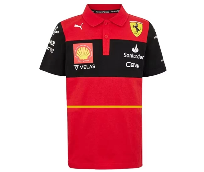 Men Scuderia Ferrari F1 2022 Carlos Sainz 55 Polo