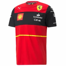 Men Scuderia Ferrari F1 2022 Carlos Sainz 55 T-shirt