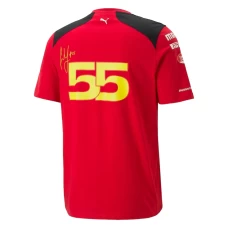 Scuderia Ferrari 2023 Mens Carlos Sainz Team T-Shirt