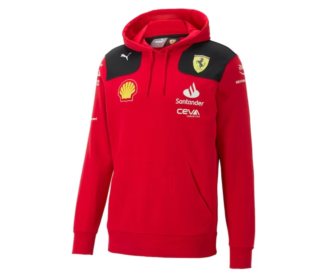 Scuderia Ferrari 2023 Mens Team Hooded Sweat