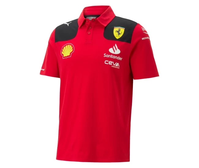 Scuderia Ferrari 2023 Mens Team Polo