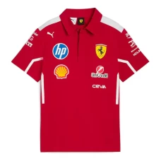 Scuderia Ferrari F1 2025 Mens Team Polo