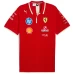 Scuderia Ferrari F1 2025 Mens Team Knitted Polo