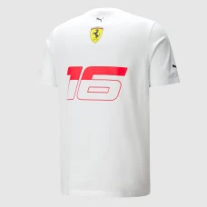 Scuderia Ferrari F1 Mens Charles Leclerc Monaco GP T-shirt