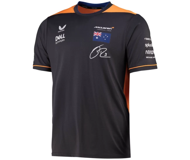 Men McLaren 2022 Team Drivers Set Up T-Shirt Daniel Ricciardo