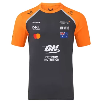 McLaren F1 2025 Mens Team Oscar Piastri 81 Driver Set Up T-Shirt Phantom