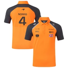 McLaren F1 2025 Mens Team Lando Norris 4 Driver Polo