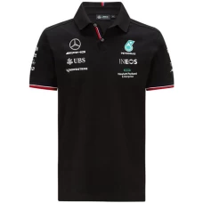 Men Mercedes AMG Petronas F1 2021 Team Polo Black