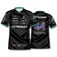 Men Mercedes AMG F1 Lewis Hamilton 44 T-Shirt 2022