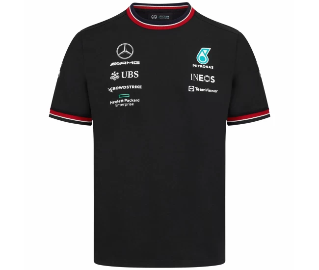 Men Mercedes AMG Petronas F1 2022 Team T-Shirt Black