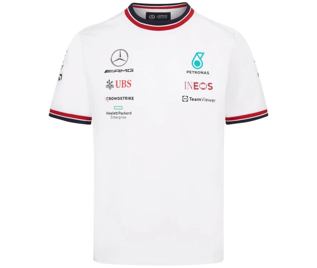 Men Mercedes AMG Petronas F1 2022 Team T-Shirt White