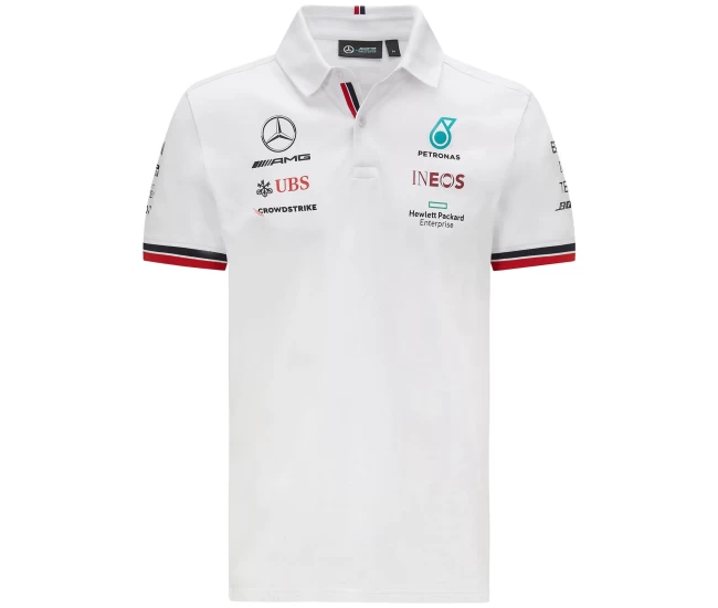 Men Mercedes AMG Petronas F1 2021 Team Polo White