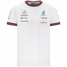 Men Mercedes AMG Petronas F1 2021 Team T-Shirt-White