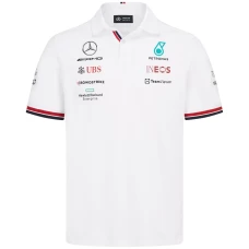 Men Mercedes AMG Petronas F1 2022 Team Polo White