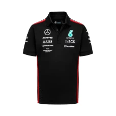 Mercedes AMG Petronas F1 2023 Mens Team Polo Black