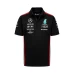 Mercedes AMG Petronas F1 2023 Mens Team Polo Black