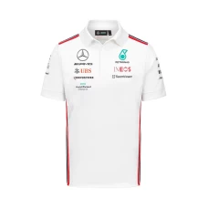 Mercedes AMG Petronas F1 2023 Mens Team Polo White