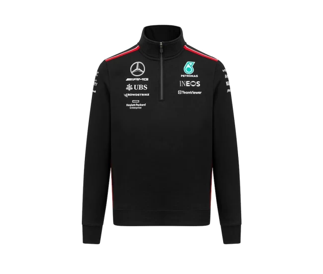 Mercedes AMG Petronas F1 2023 Mens Team 1/4 Zip Sweat