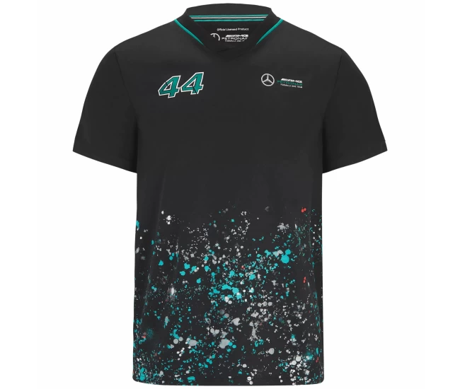 Men Mercedes AMG Petronas F1 Lewis Hamilton 44 Sports T-Shirt