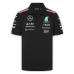 Mercedes AMG Petronas F1 2024 Mens Team Polo Black