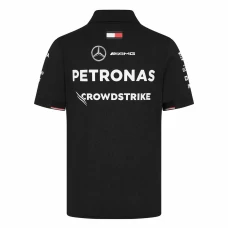 Mercedes AMG Petronas F1 2024 Mens Team Polo Black