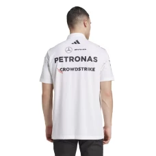 Mercedes AMG Petronas F1 2025 Mens Team Polo White