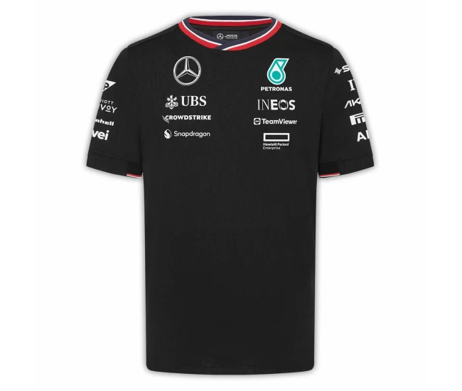 Mercedes AMG Petronas F1 2024 Mens Team Driver T-Shirt Black
