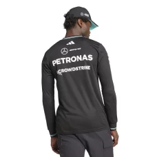 Mercedes AMG Petronas F1 2025 Men Team Long Sleeved Jersey Black
